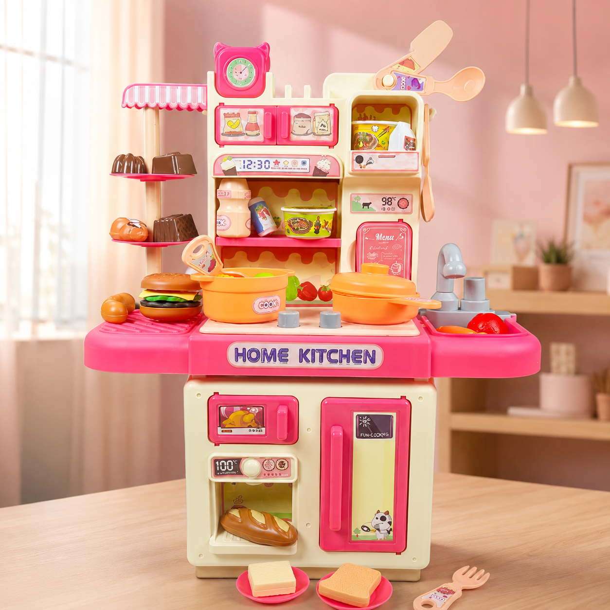 Kids Home Kitchen Play Set – Fun Pretend Cooking Toy — buy kids toys online in Pakistan | Toy Shoy