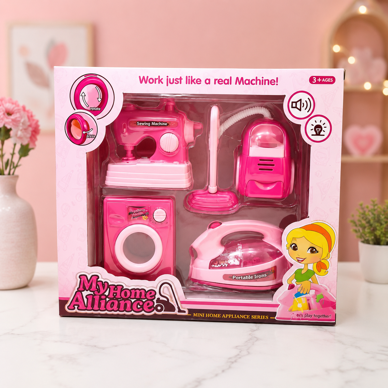 Realistic Household Appliances Toy Set for Kids — buy kids toys online in Pakistan | Toy Shoy