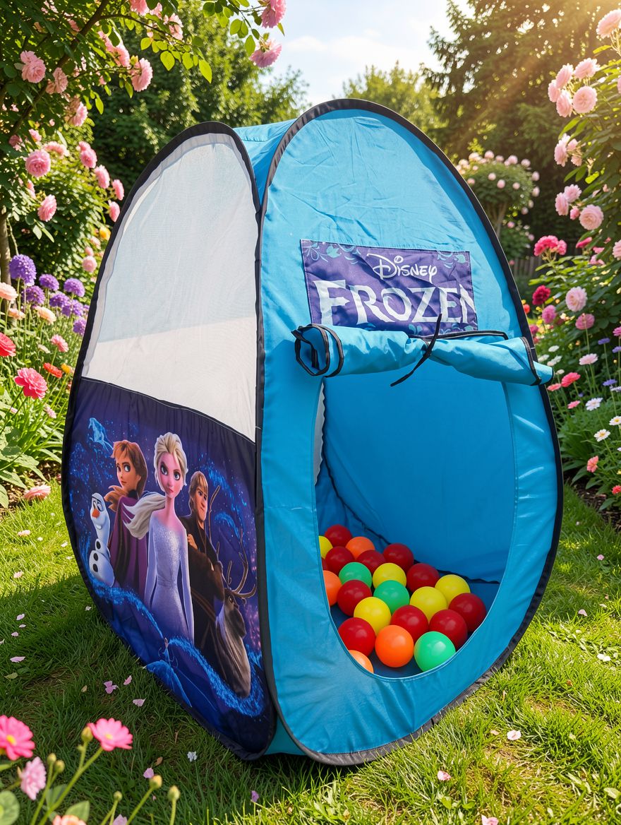 Disney Frozen Pop-Up Tent with Balls – Kids Play Tent — buy kids toys online in Pakistan | Toy Shoy